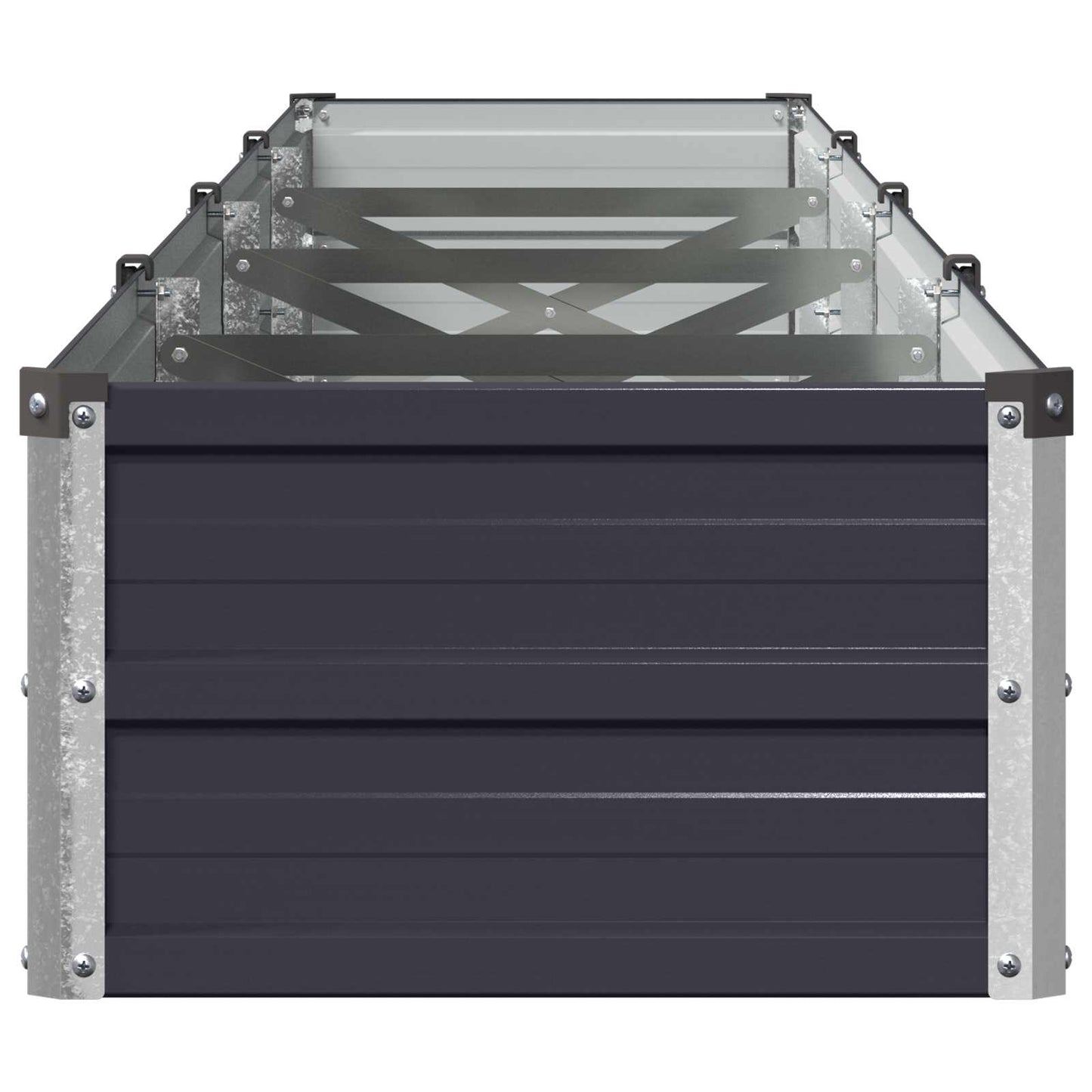 Raised Garden Bed Anthracite 320 x 40 x 24 cm cold-rolled steel