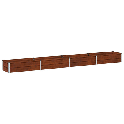 Raised Garden Bed Rusty 320 x 40 x 24 cm corton