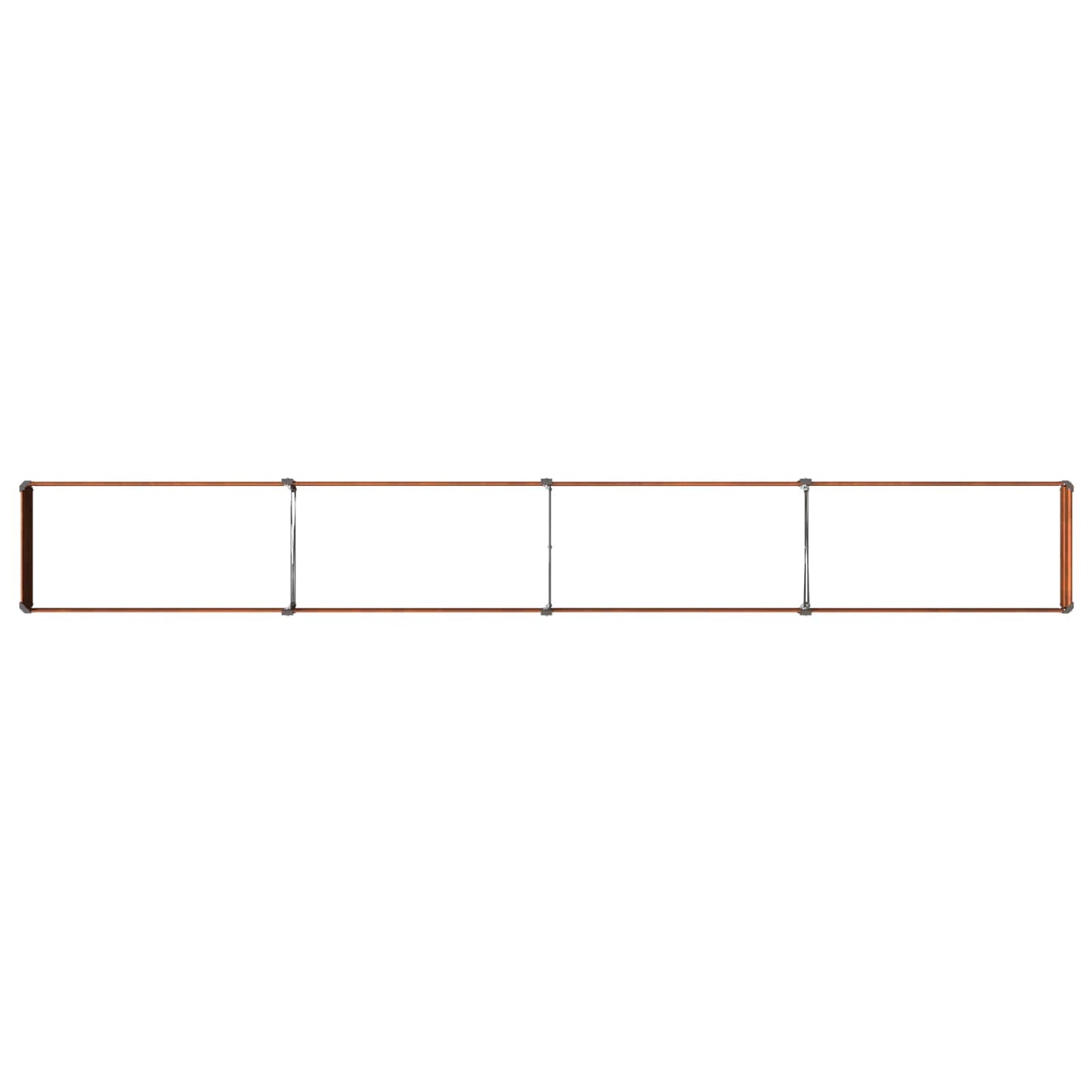 Raised Garden Bed Rusty 320 x 40 x 24 cm corton
