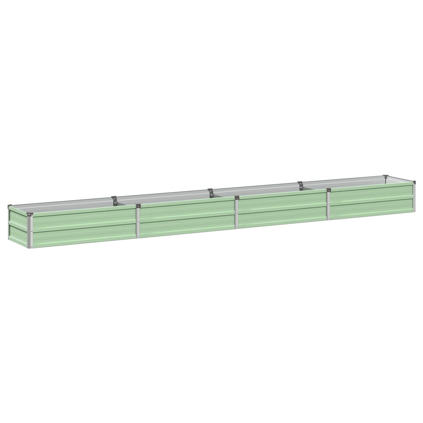Raised Garden Bed Pastel Green 320 x 40 x 24 cm