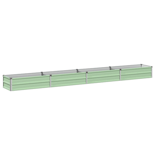 Raised Garden Bed Pastel Green 320 x 40 x 24 cm