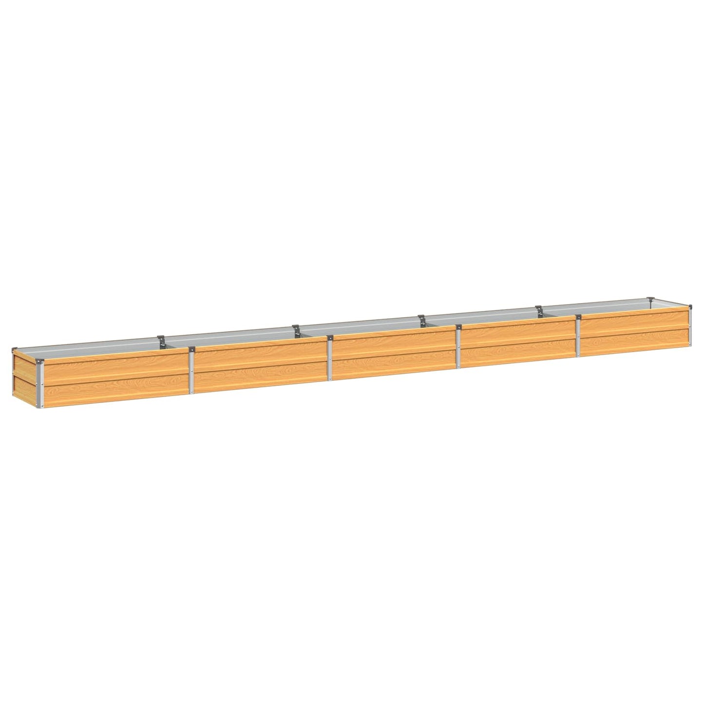 Raised Garden Bed Natural 400 x 40 x 24 cm cold-rolled steel