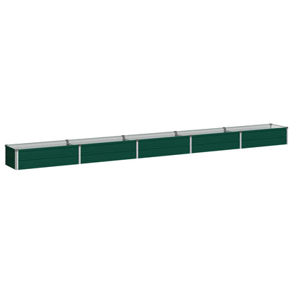 Raised Garden Bed Green 400 x 40 x 24 cm cold-rolled steeel