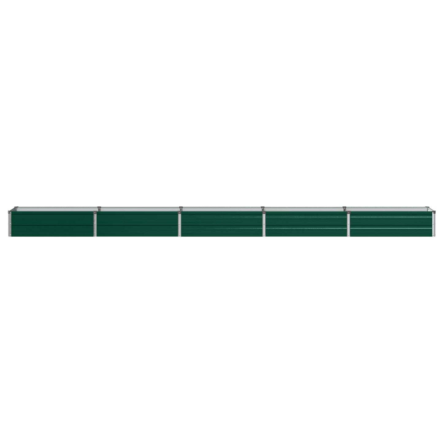 Raised Garden Bed Green 400 x 40 x 24 cm cold-rolled steeel
