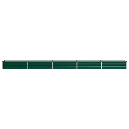 Raised Garden Bed Green 400 x 40 x 24 cm cold-rolled steeel