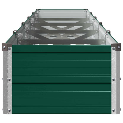 Raised Garden Bed Green 400 x 40 x 24 cm cold-rolled steeel