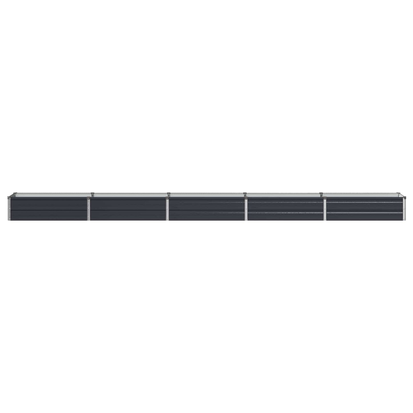 Raised Garden Bed Anthracite 400 x 40 x 24 cm cold-rolled steel