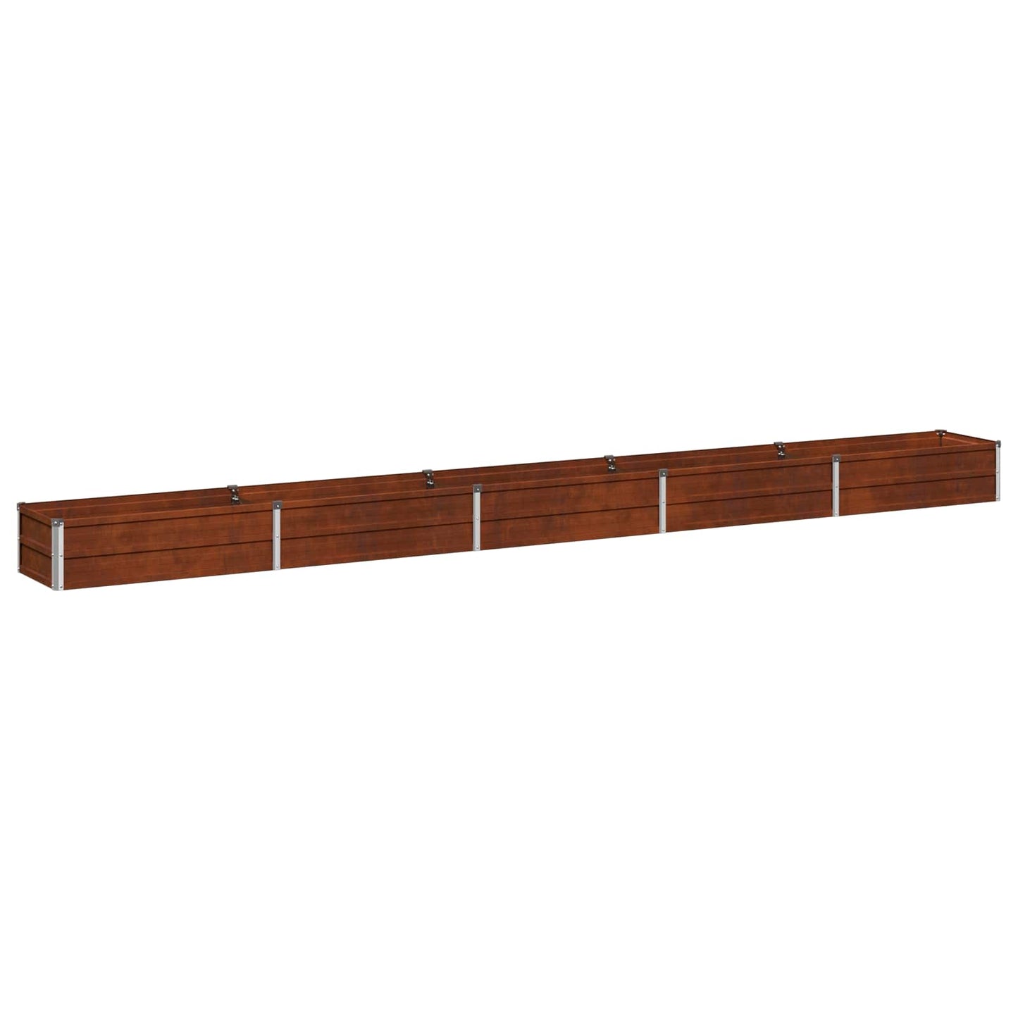 Raised Garden Bed Rusty 400 x 40 x 24 cm corton