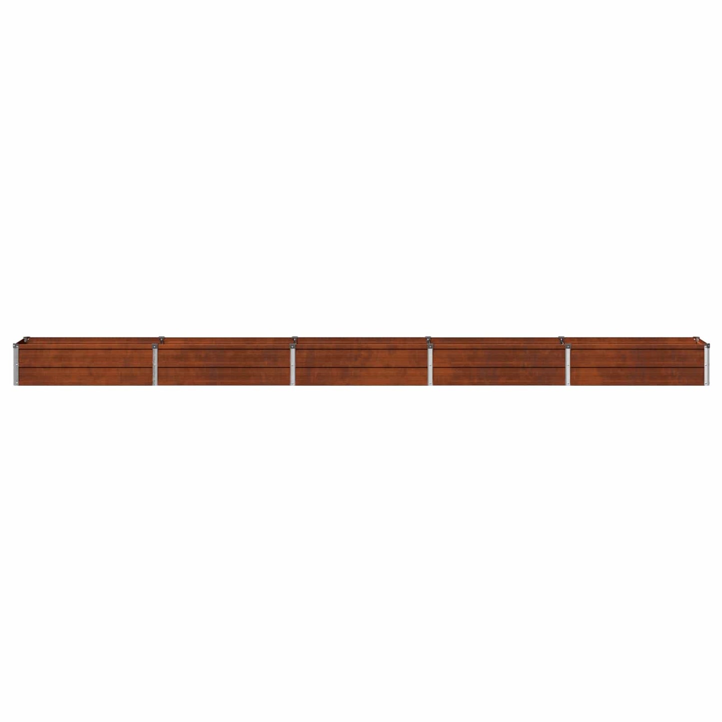 Raised Garden Bed Rusty 400 x 40 x 24 cm corton