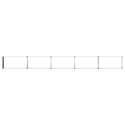 Raised Garden Bed Ivory 400 x 40 x 24 cm cold-rolled steel