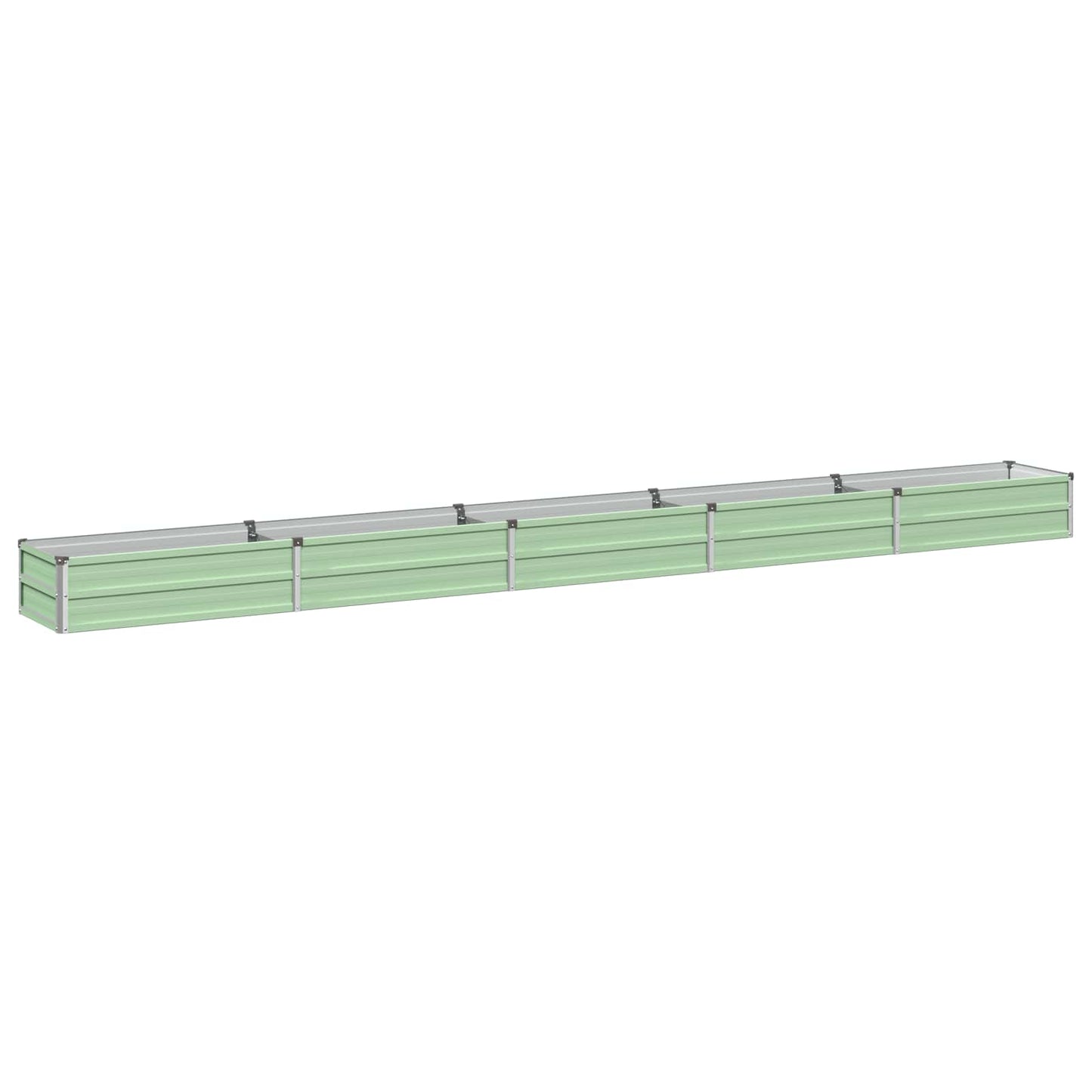 Raised Garden Bed Pastel Green 400 x 40 x 24 cm