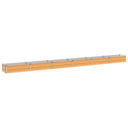 Raised Garden Bed Natural 480 x 40 x 24 cm cold-rolled steel