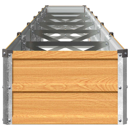 Raised Garden Bed Natural 480 x 40 x 24 cm cold-rolled steel