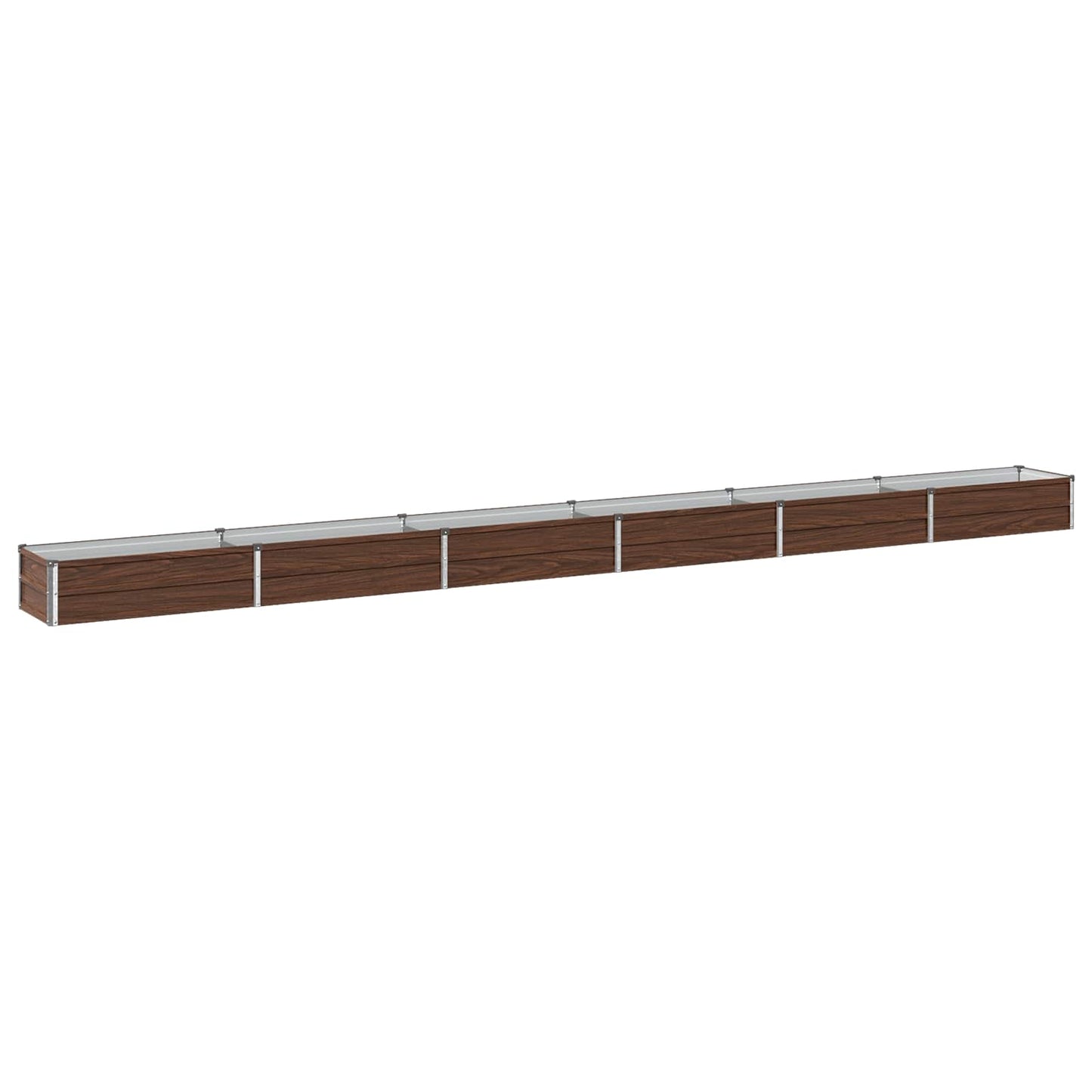 Raised Garden Bed Black 480 x 40 x 24 cm cold-rolled steel