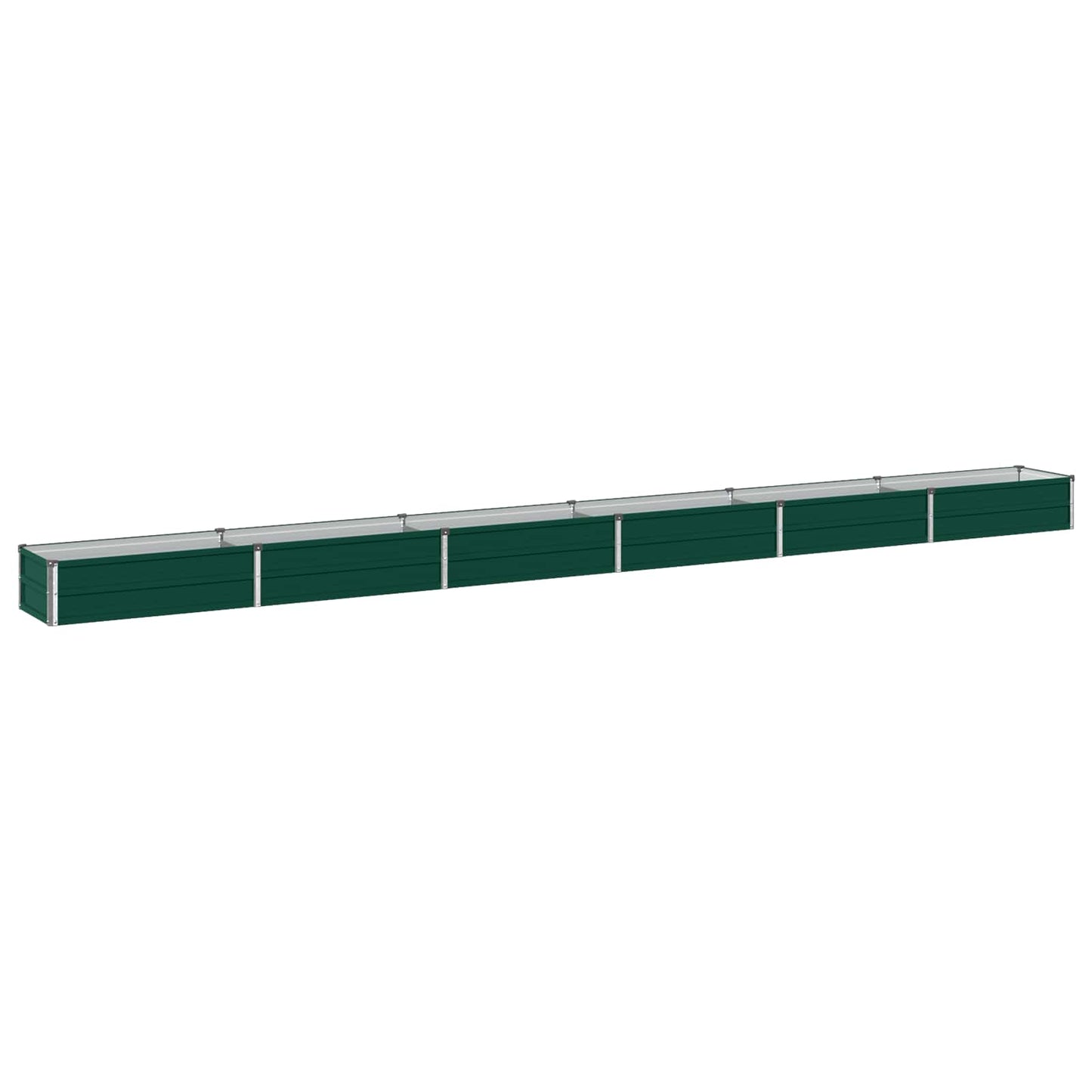 Raised Garden Bed Green 480 x 40 x 24 cm cold-rolled steeel