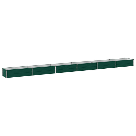 Raised Garden Bed Green 480 x 40 x 24 cm cold-rolled steeel