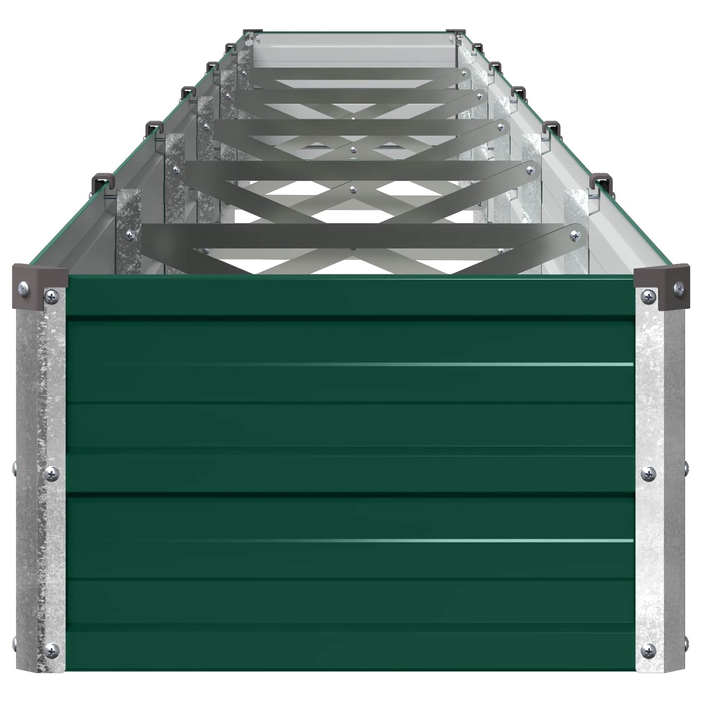 Raised Garden Bed Green 480 x 40 x 24 cm cold-rolled steeel