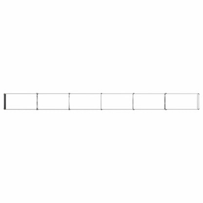 Raised Garden Bed Grey 480 x 40 x 24 cm cold-rolled steel