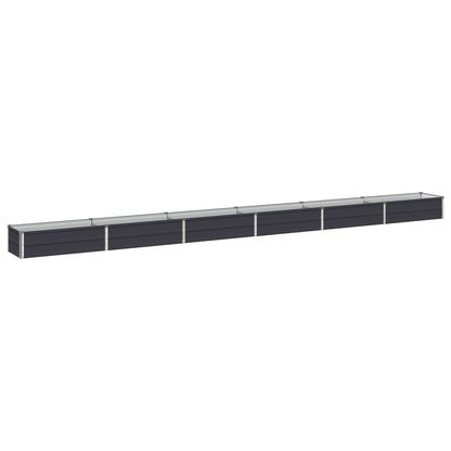 Raised Garden Bed Anthracite 480 x 40 x 24 cm cold-rolled steel