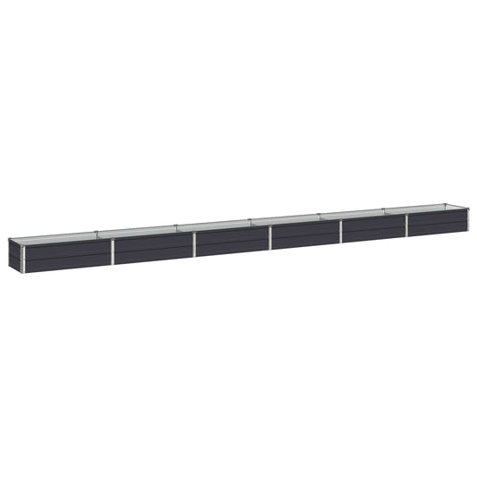 Raised Garden Bed Anthracite 480 x 40 x 24 cm cold-rolled steel