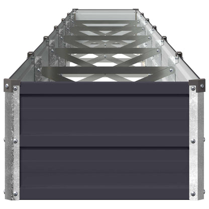 Raised Garden Bed Anthracite 480 x 40 x 24 cm cold-rolled steel