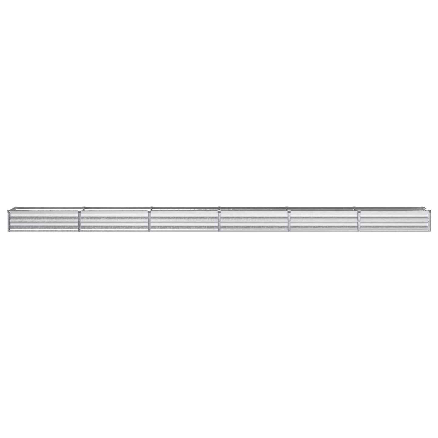 Raised Garden Bed Silver 480 x 40 x 24 cm galvanized
