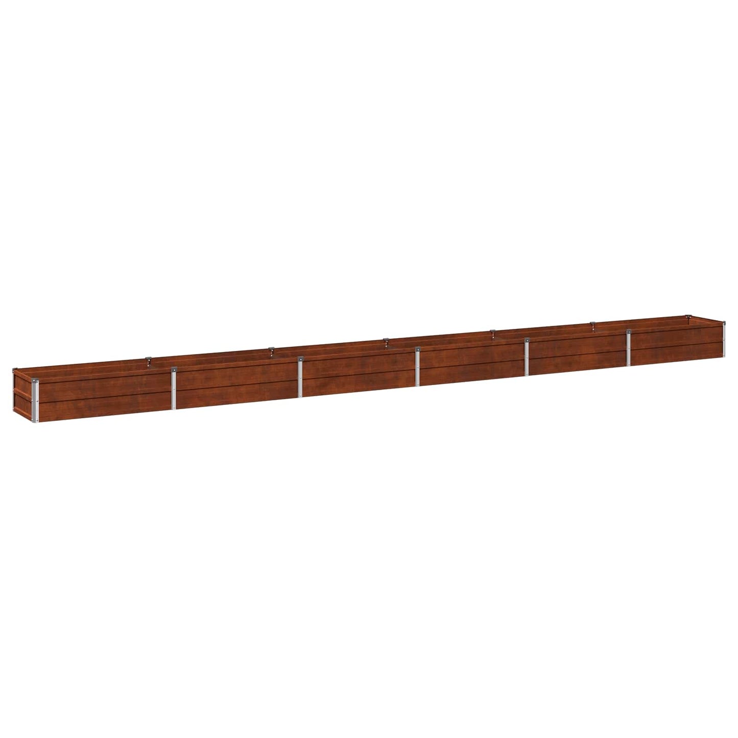 Raised Garden Bed Rusty 480 x 40 x 24 cm corton