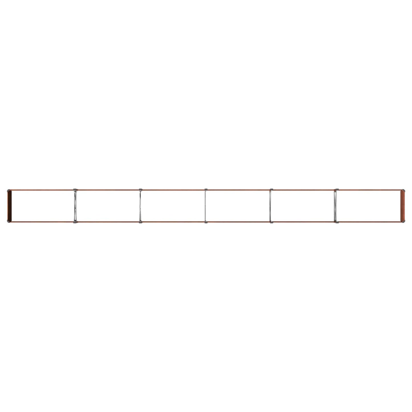 Raised Garden Bed Rusty 480 x 40 x 24 cm corton