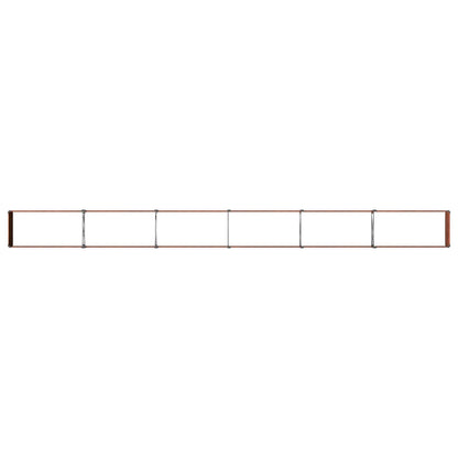 Raised Garden Bed Rusty 480 x 40 x 24 cm corton