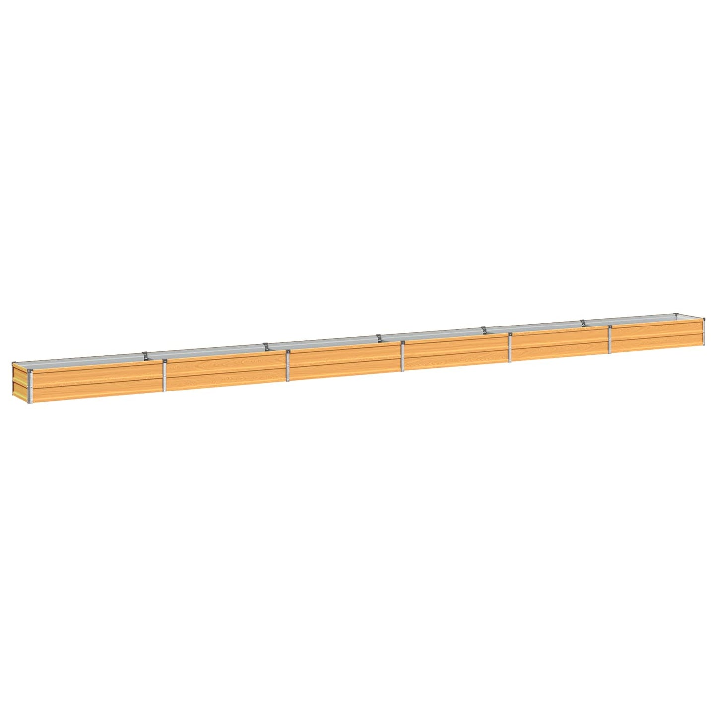 Raised Garden Bed Natural 600 x 40 x 24 cm cold-rolled steel