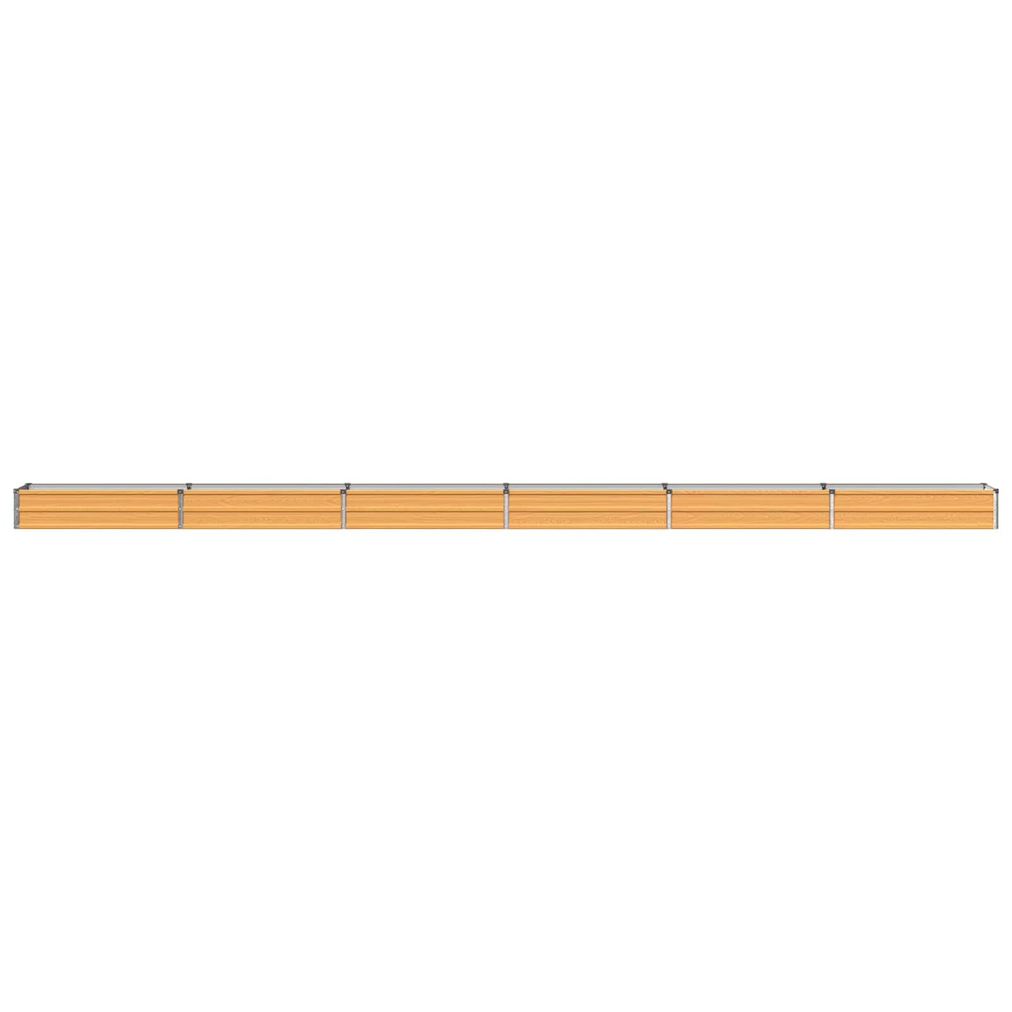Raised Garden Bed Natural 600 x 40 x 24 cm cold-rolled steel