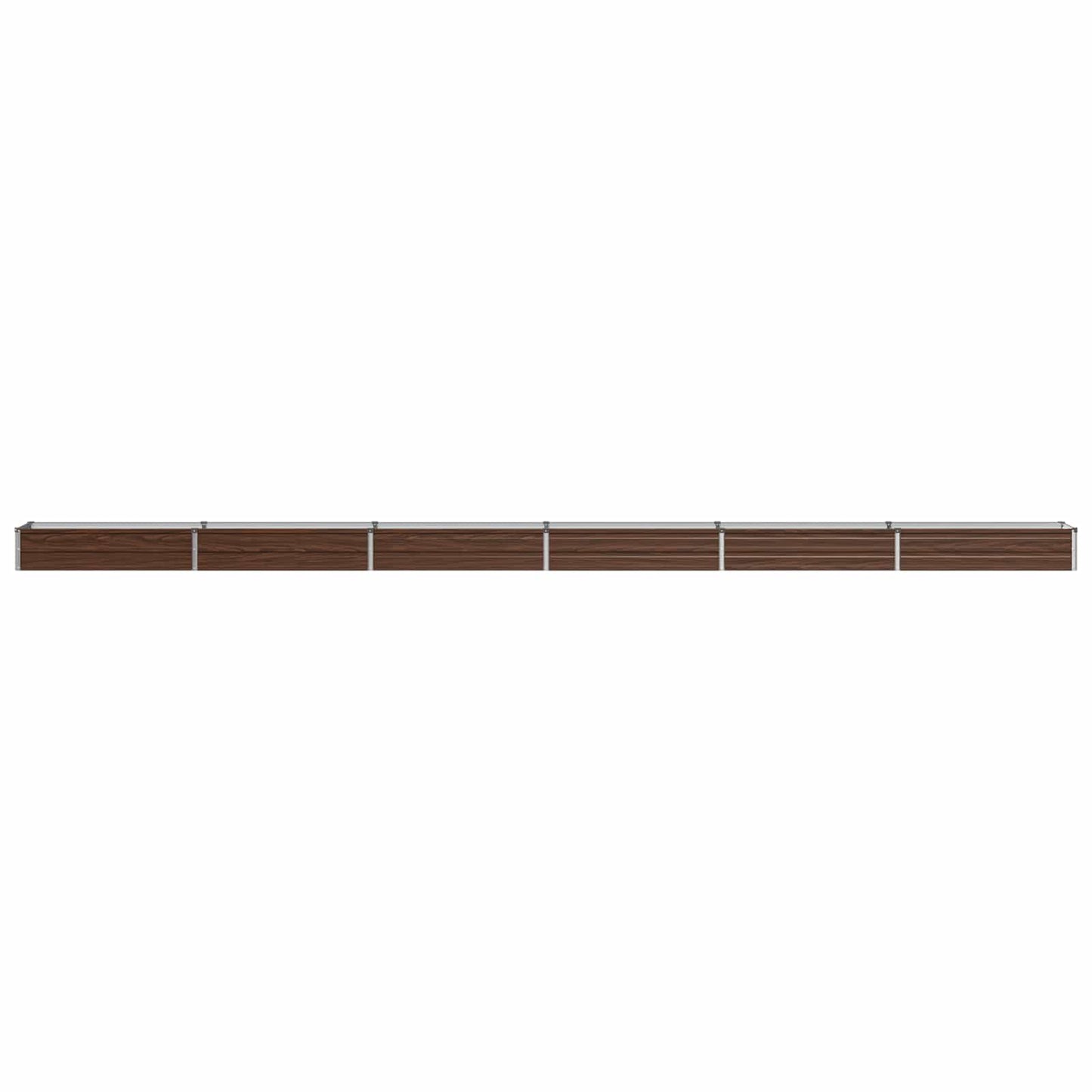 Raised Garden Bed Black 600 x 40 x 24 cm cold-rolled steel
