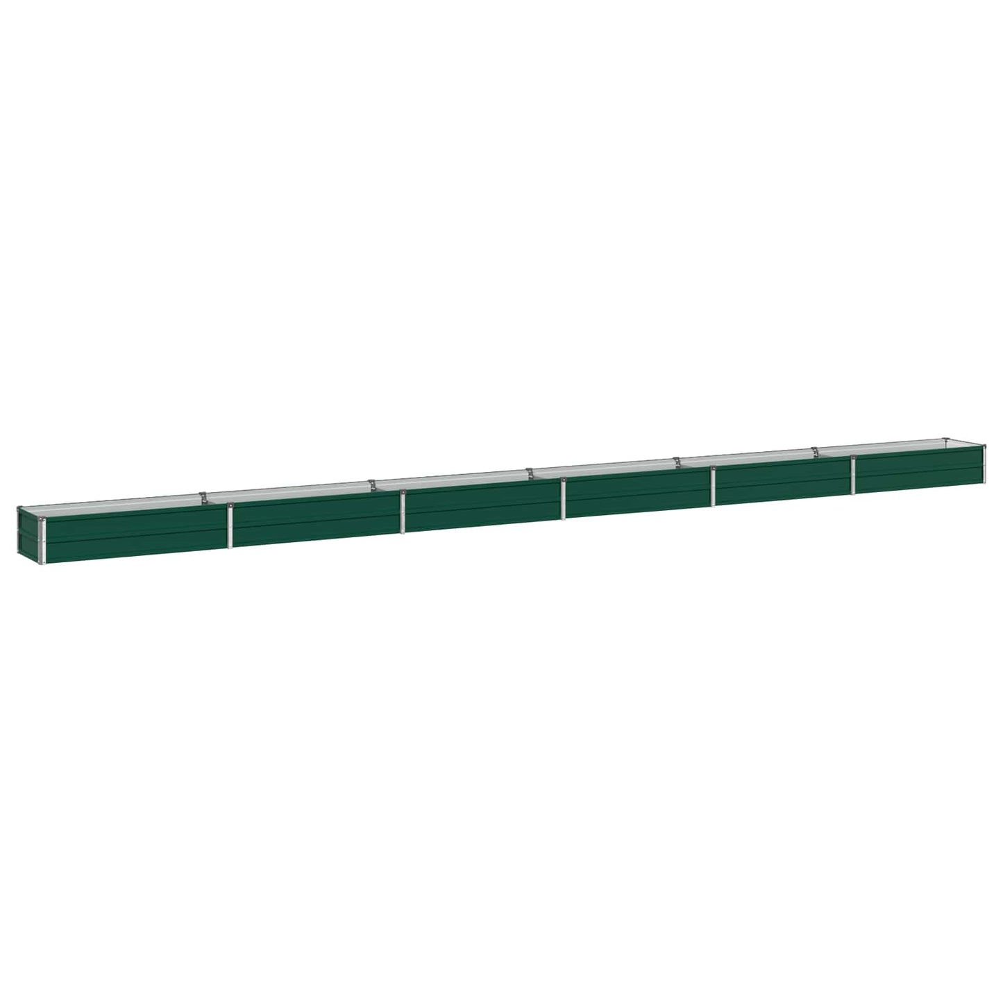 Raised Garden Bed Green 600 x 40 x 24 cm cold-rolled steeel