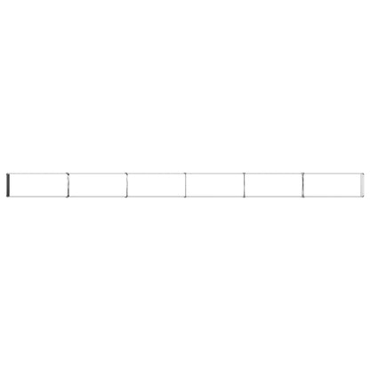 Raised Garden Bed Grey 600 x 40 x 24 cm cold-rolled steel