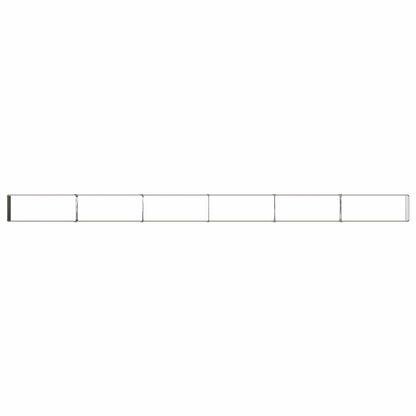 Raised Garden Bed Brown 600 x 40 x 24 cm cold-rolled steel