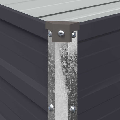 Raised Garden Bed Anthracite 600 x 40 x 24 cm cold-rolled steel