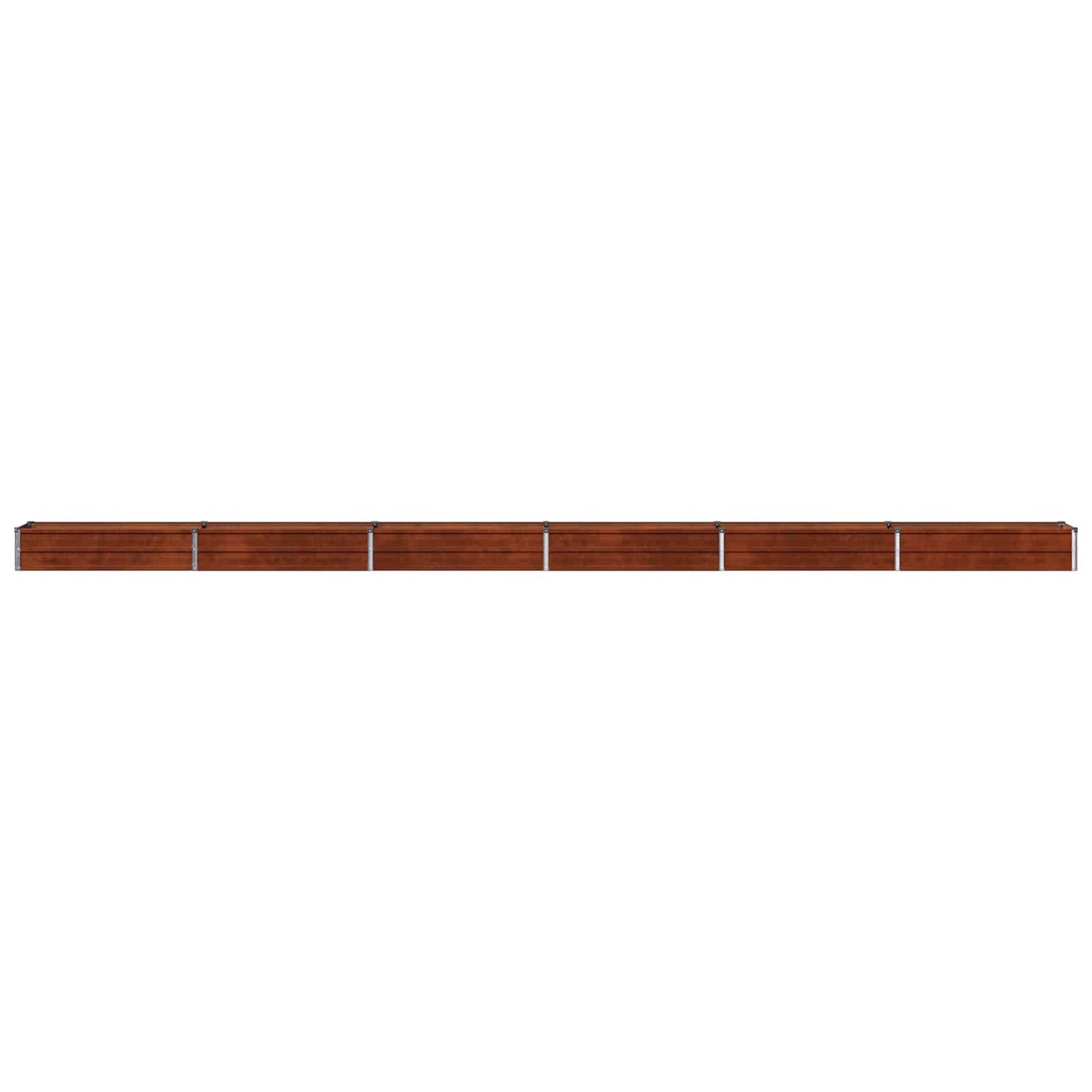 Raised Garden Bed Rusty 600 x 40 x 24 cm corton