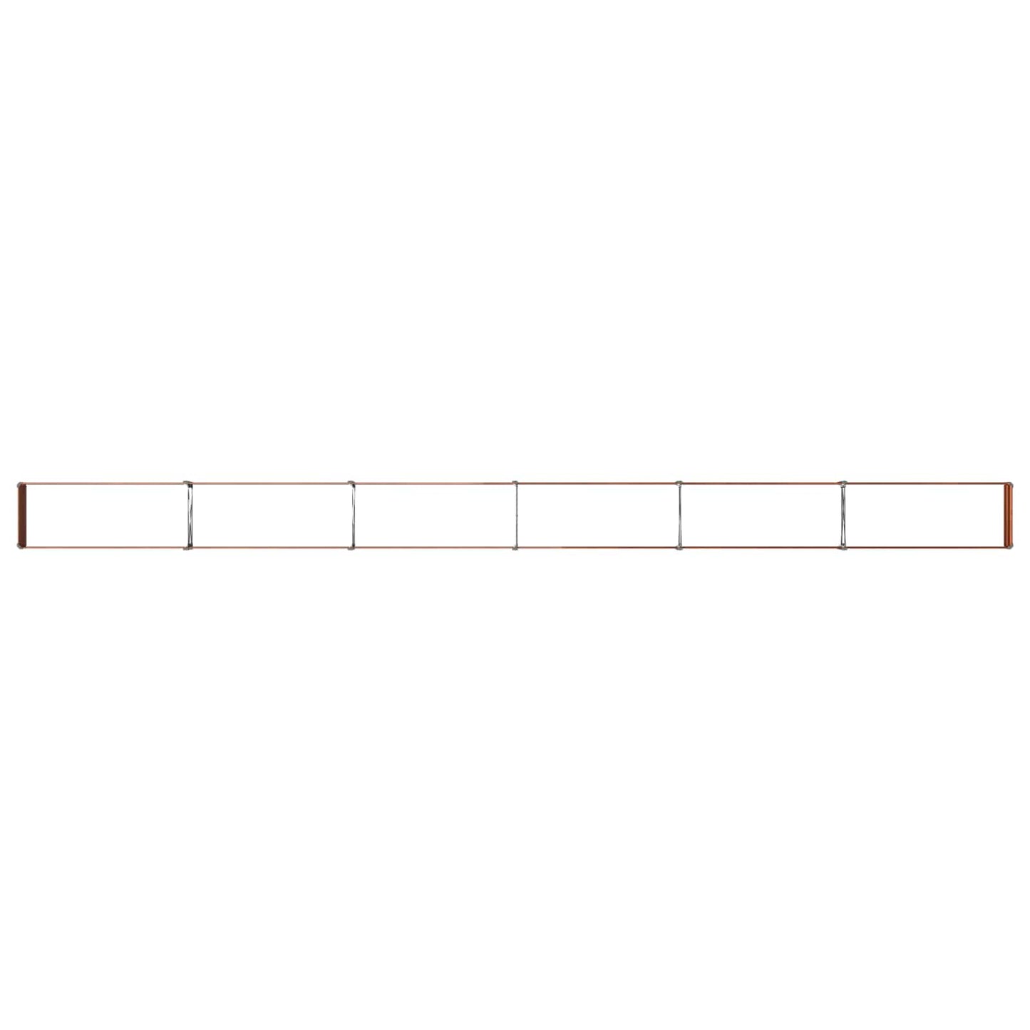 Raised Garden Bed Rusty 600 x 40 x 24 cm corton