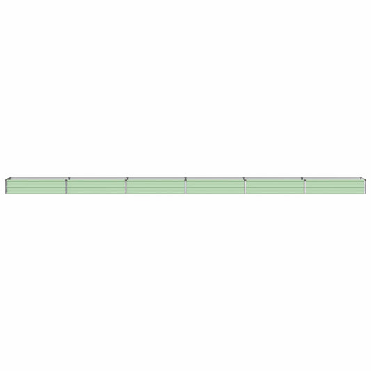 Raised Garden Bed Pastel Green 600 x 40 x 24 cm