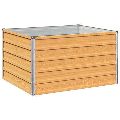 Raised Garden Bed Natural 100 x 80 x 55 cm cold-rolled steel