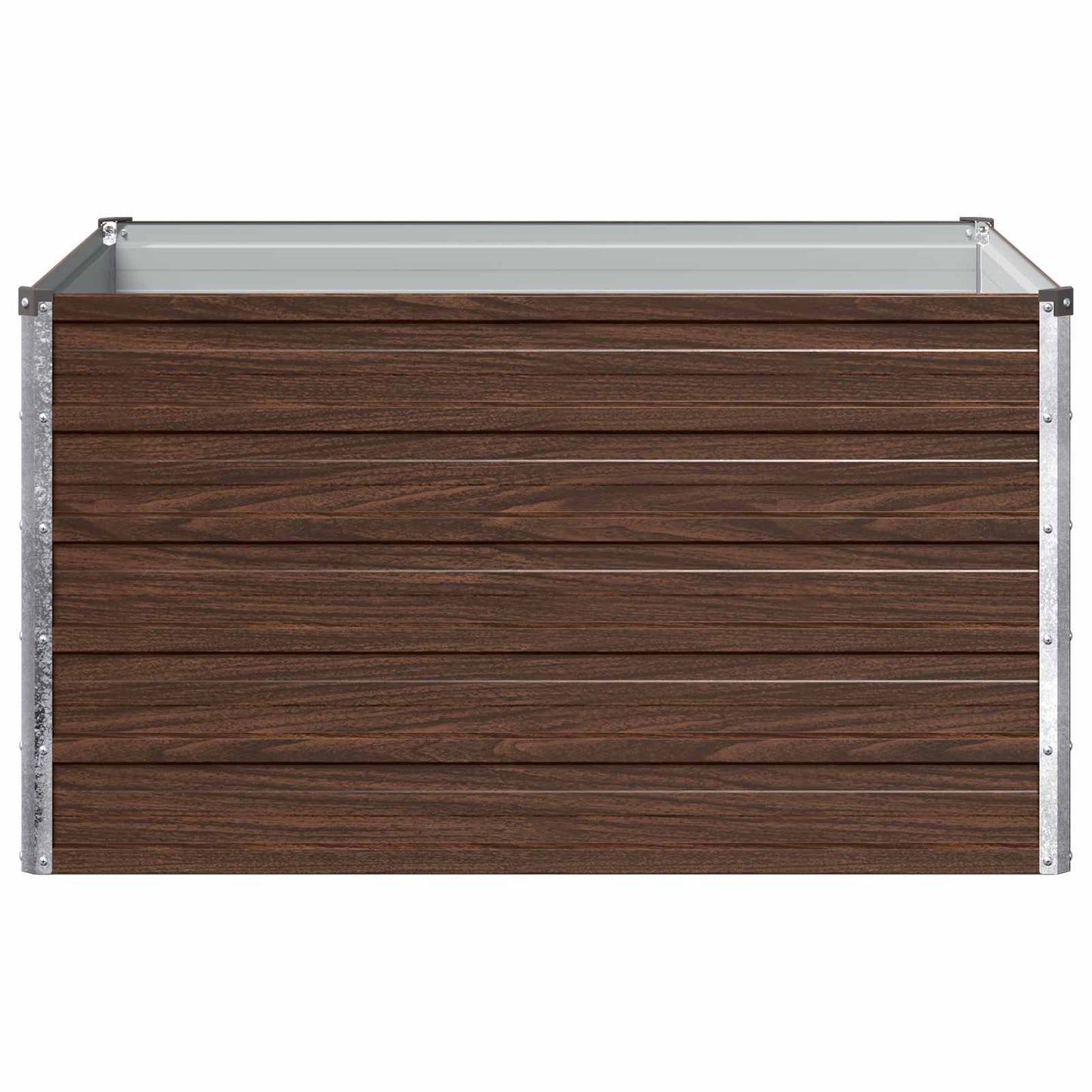 Raised Garden Bed Black 100 x 80 x 55 cm cold-rolled steel