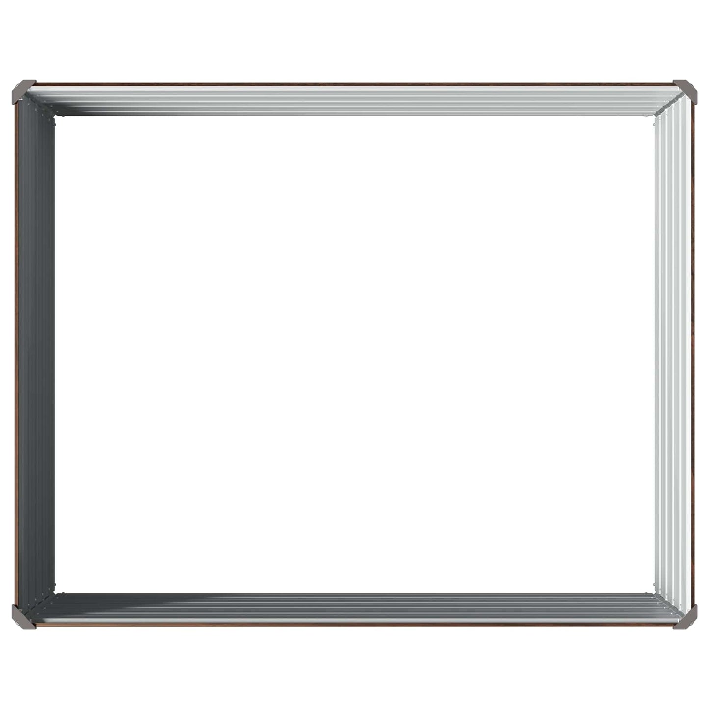 Raised Garden Bed Black 100 x 80 x 55 cm cold-rolled steel