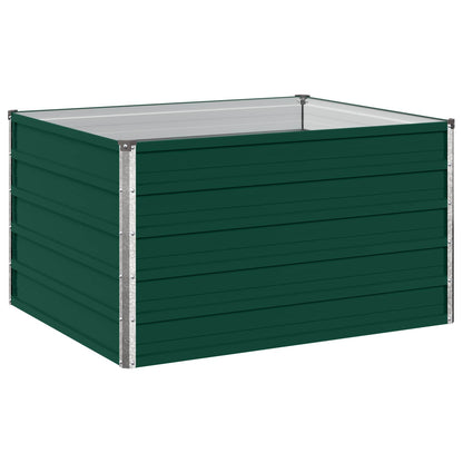 Raised Garden Bed Green 100 x 80 x 55 cm cold-rolled steeel