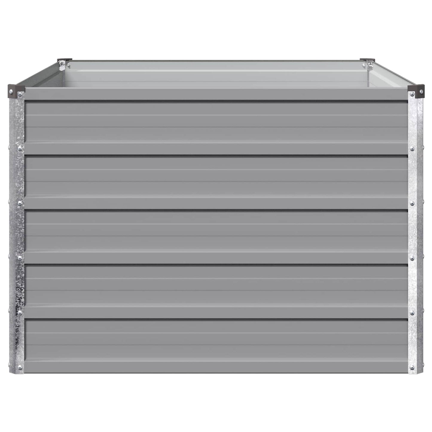 Raised Garden Bed Grey 100 x 80 x 55 cm cold-rolled steel