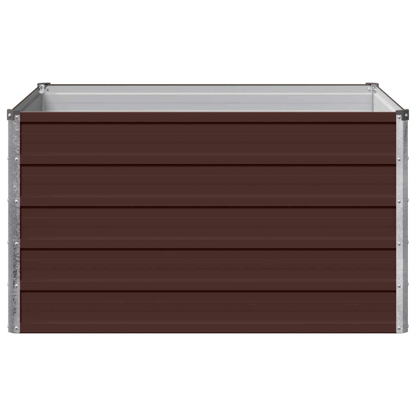 Raised Garden Bed Brown 100 x 80 x 55 cm cold-rolled steel
