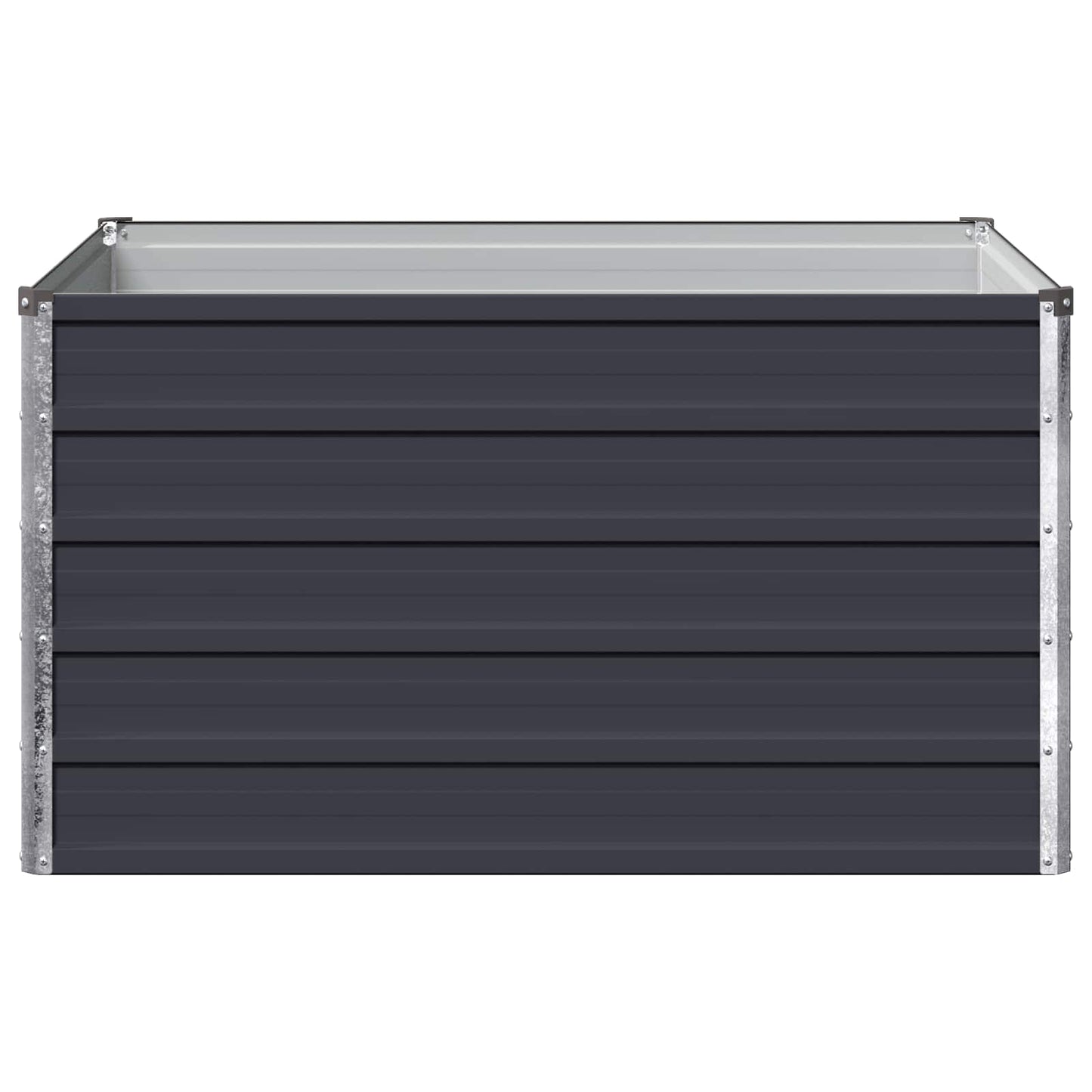 Raised Garden Bed Anthracite 100 x 80 x 55 cm cold-rolled steel