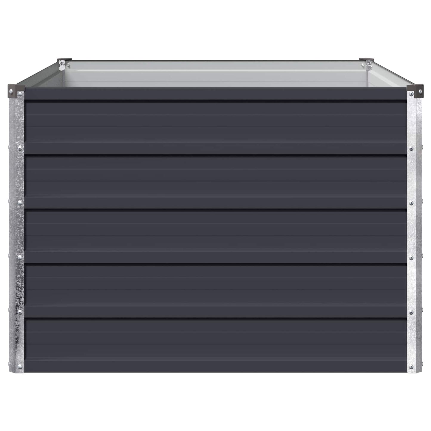 Raised Garden Bed Anthracite 100 x 80 x 55 cm cold-rolled steel