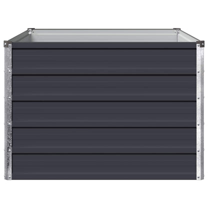 Raised Garden Bed Anthracite 100 x 80 x 55 cm cold-rolled steel