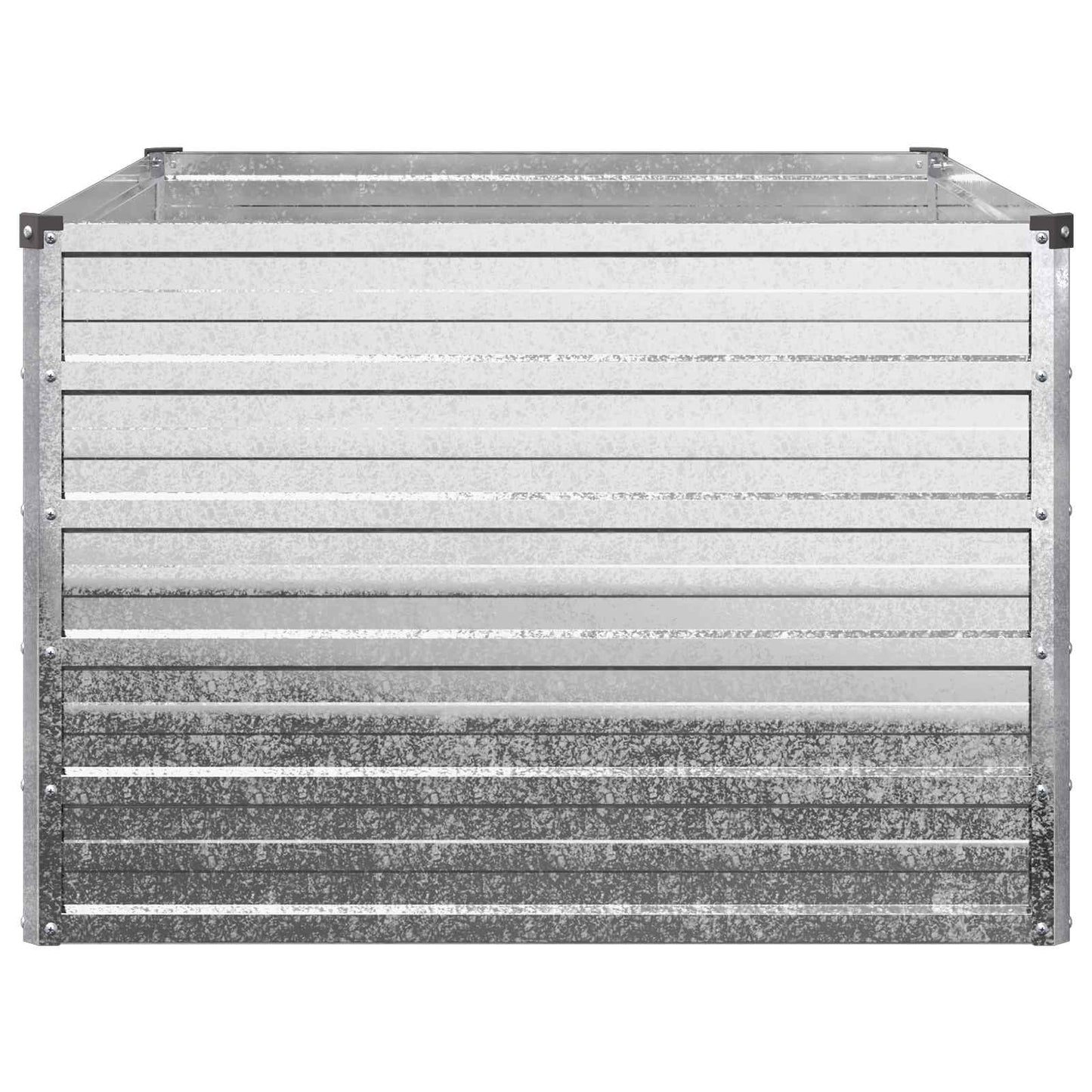 Raised Garden Bed Silver 100 x 80 x 55 cm galvanized