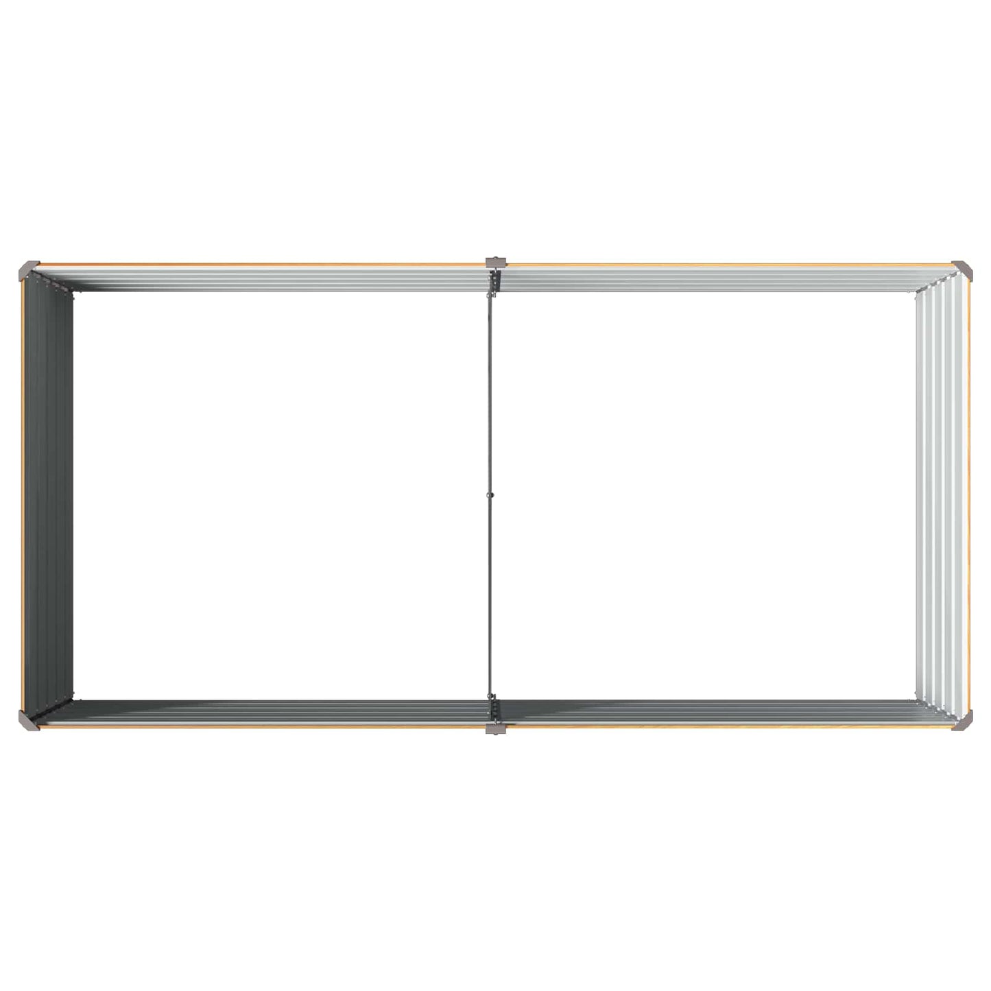 Raised Garden Bed Natural 160 x 80 x 55 cm cold-rolled steel